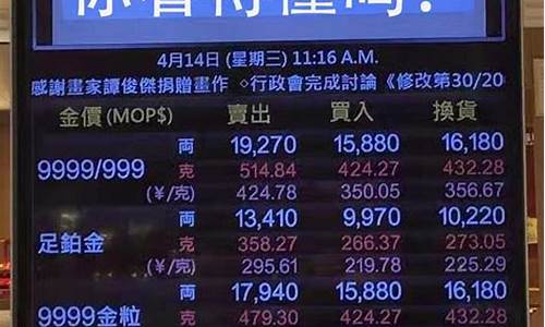 价便宜吗_澳门现在什么金价