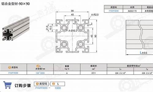 90系列铝合金型材厂家订购_90型材铝合金价格