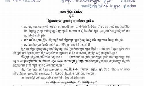 柬埔寨油价最新行情走势_柬埔寨油价最新行情
