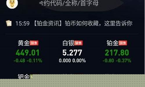 贵金属行情 融通金手机页面_贵金属融通金价格查询