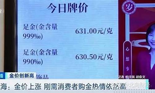金价高释放危险信号_金价走高意味着什么