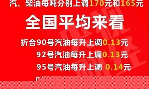 21年成品油价格涨了多少_21年成品油价格涨了多少呢