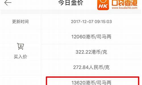 香港怎么计算金价_香港黄金如何计算