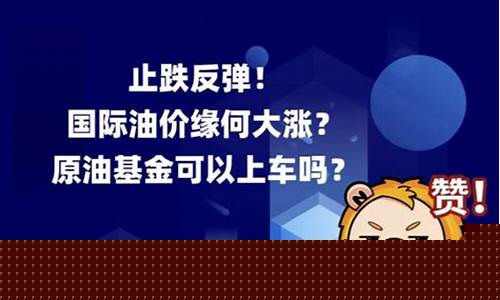 油价上涨基金_油价大反弹炒基金