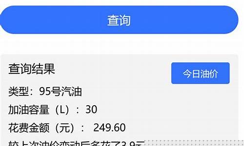 原先95油价是多少_以前95号汽油今日油价